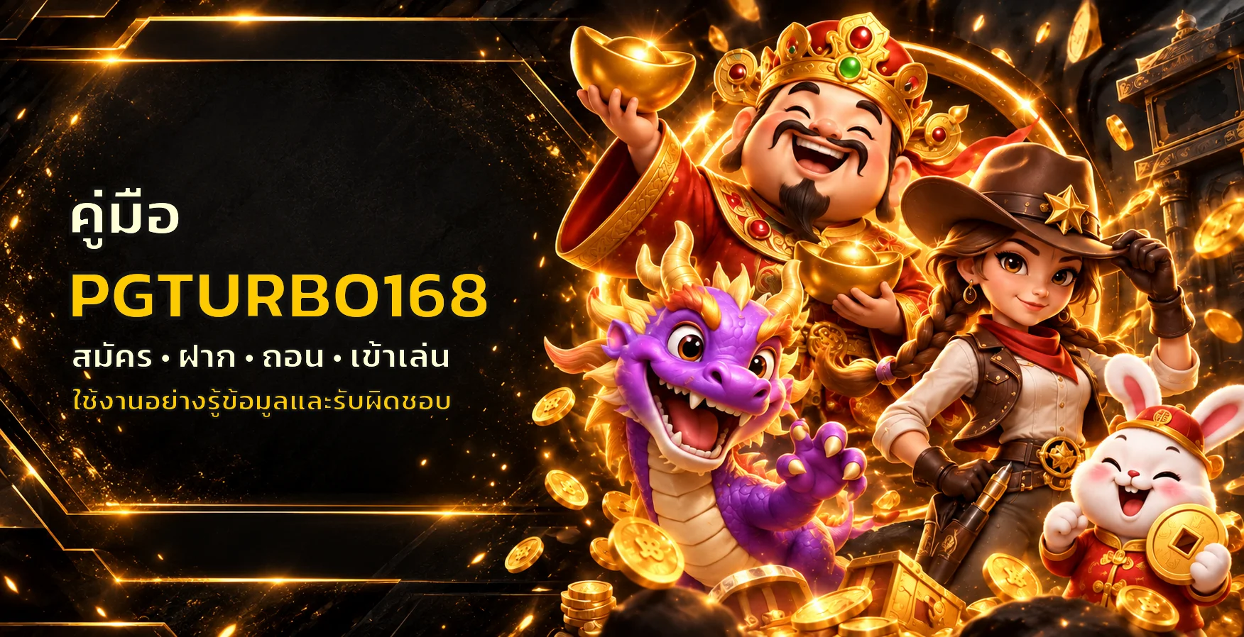 PGTURBO168 คู่มือสมัคร ฝาก ถอน และเข้าเล่นครบถ้วน